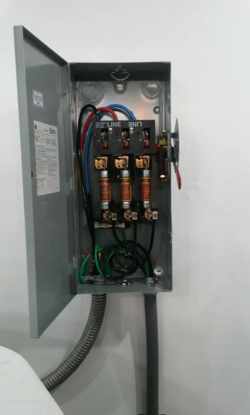 Three-phase disconnect switch installed for Electrical Wiring & Rewiring in Lompoc